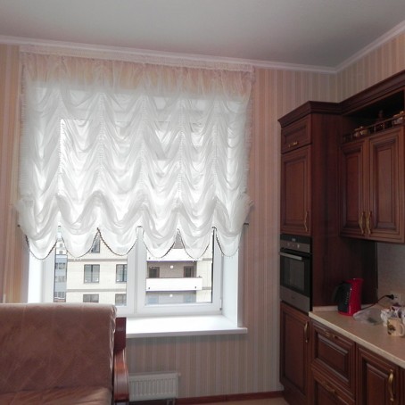 Купить готовые французские шторы для кухни, спальни или кабинета