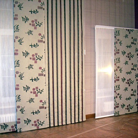Купить японские стеновые панели шторы в СПб